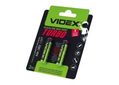 батарейка Videx Turbo LR 03  1x2 бліст.  (20/360)