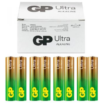 батарейка GP Ultra Alkaline LR 03  1x2 в кор.  (40/200/1000)