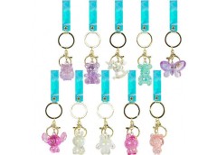 брелок з фігуркою та голографічною підвіскою-стрічкою  372/123490  (12/1200)