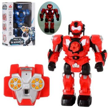 робот д/к 33см., зв.,св., стріляє кулями, ходить, їздить, на бат. в кор. 25х36х12см.  27110  (18)