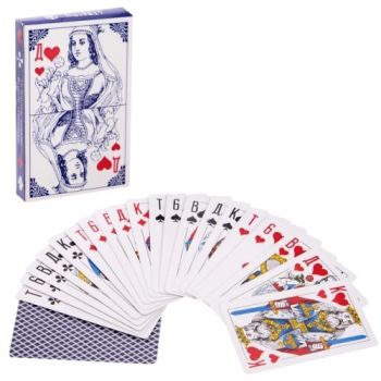 карти гральні Дама 36шт., високоякісний плотний картон  9817  (12/144)