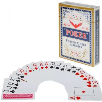 карти гральні Poker 54шт., високоякісний картон  737  (10/100)