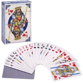 карти гральні Король 54шт., високоякісний плотний картон  214  (12/144)