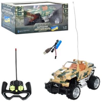 джип р/к 17см., 1:22, акум., USB-зар., аморт., гум. кол., в кор. 25х13,5х11,3см.  М 4967  (18)