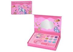 косметика єдиноріг тіні, помада 3шт., пензлики, браслет, дзеркало, в кор. 20х13х...