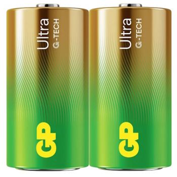 батарейка GP Ultra Alkaline LR20  1x2 в кор.  (20/120)