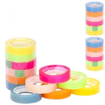 декоративна клейка стрічка 1,2см.х12м. неонова  2-97/96091  (6/2400)