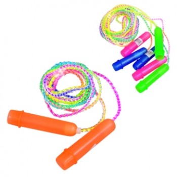 скакалка 265см., мотузка гума, пластикові ручки  MS 0183  (10/600)
