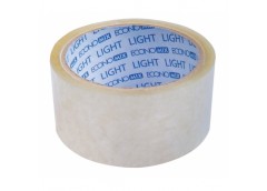 стрічка клейка Economix Light 45мм./ 50м. прозора 40мкр.  Е47801  (6/72)