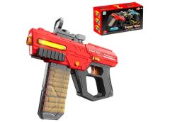 автомат 28см. акум., приціл, світло, 12 м`яких куль-присосок, USB-зар., в кор. 2...