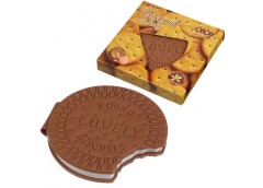 блокнот Zibi з ароматизов. Soft-touch обкл. Biscuit 90х90мм., 80 арк., без лін. ...