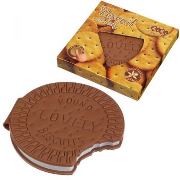 блокнот Zibi з ароматизов. Soft-touch обкл. Biscuit 90х90мм., 80 арк., без лін.  ZB.12470-18