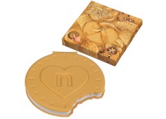 блокнот Zibi з ароматизов. Soft-touch обкл. Cookie 90х87мм., 80 арк., без лін.  ...