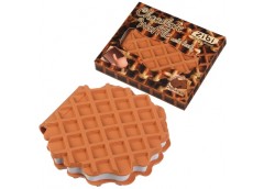 блокнот Zibi з ароматизов. Soft-touch обкл. Chocolate Waffle 90х90мм., 80 арк., ...