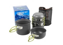 комплект туристичного металевого посуду  6019  (24)