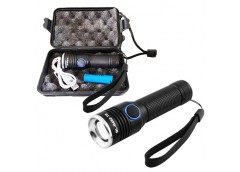 ліхтарик Small Sun на 1 акум. 14500, zoom, зар. microUSB  R482/R842-T6