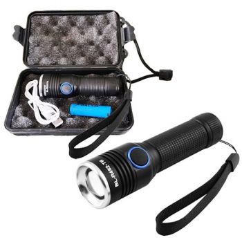 ліхтарик Small Sun на 1 акум. 14500, zoom, зар. microUSB  R482/R842-T6