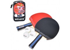 ракетка 2шт. дерев`яна 26см., 3 кульки 40мм., в чохлі 17х27х3,5см.  MS 2197  (30...