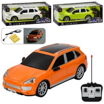 машина р/к 35см. акум., світло, гум. кол., USB-зар., в кор. 41,5х15х18,5см.  3826А  (6)