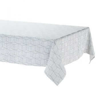 скатертина Soho 140х180см. Geomeria Grey  04-ТС-00753-1