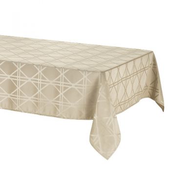 скатертина Soho 140х180см. Line Beige  04-ТС-00691-1