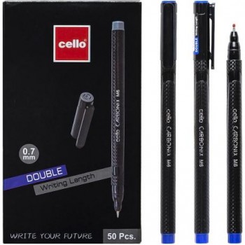 ручка Cello Carbonix кульк. масл. синя 0,7мм.  CL-M6  (50/1000)