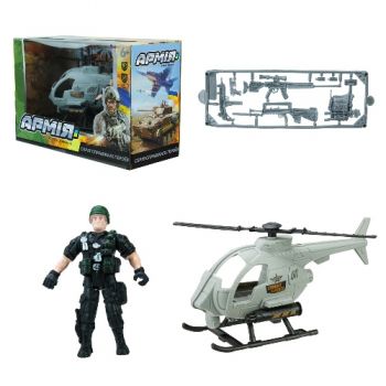 військовий набір гвинтокрил, аксесуари, в кор. 27,5х11,5х18см.  BL2304  (36)