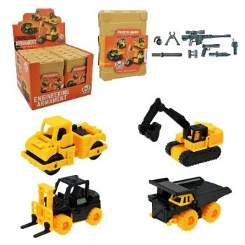 конструктор 4 моделі, в плас. боксі. 15х11см., 12шт. в диспл. 22,5х19,5х16см.  750-523  (144/288)