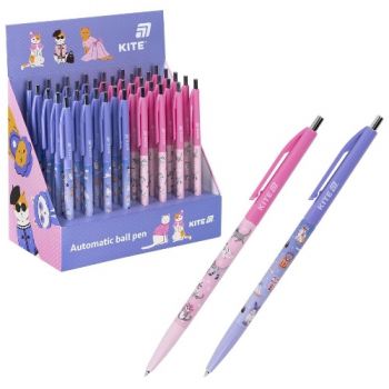 ручка Kite Fashion Cat кульк. автом. синя 0,5мм.  К25-361-1  (40/1200)