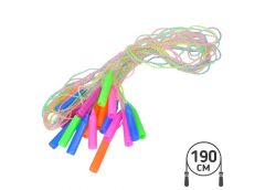 скакалка 1,9м., ПВХ, ручки пластик  MS 4385  (200)