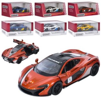 машина Kinsmart мет. інерц. McLaren P1 12см., гум. кол., відч. дв., в кор. 16х7х8см. KT 5393 WF (24)