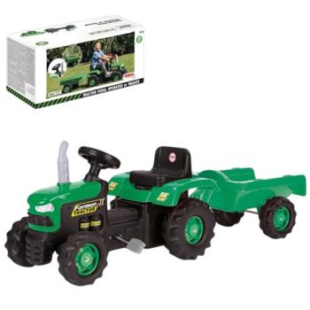 каталка педальна Трактор з причепом Dolu Toys  8053