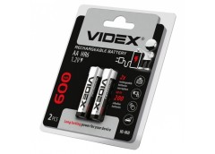 акумулятор Videx HR6  Ni-Mh  600mAh 1x2 бліст.  (20)