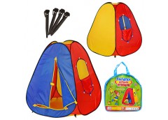 намет піраміда 83х83х108см., вхід та вікно на липучці, в сумці  М 0053  (18)