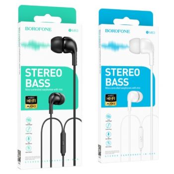 навушники Borofone Craft universal earphones з мікрофоном  BM83