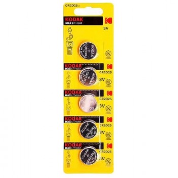 батарейка Kodak Max CR2025  1х5 на бліст.  (5/60/360)