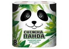 папір туалетний Сніжна панда Classic двошаровий  8шт./уп., ціна за упаковку!!!  ...