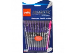 ручка Cello Maxriter масл. фіолетова (10/100/600/24000)