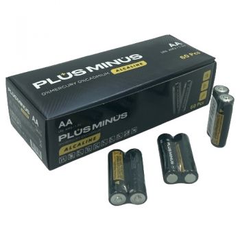 батарейка Plus Minus LR 6  1x2 в кор.  (60/1200)