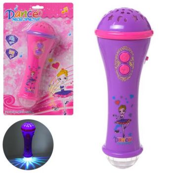 мікрофон 18см., муз., світло, проектор нічного неба, на бат. на бліст. 15,5х25,5х6см.  2021-1А  (72)