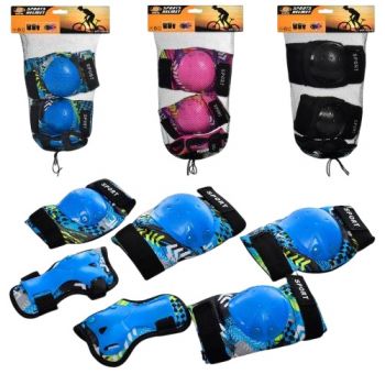 захист для колін, ліктів, зап'ясть в сітці  MS 3368-1  (30)