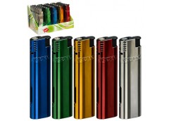 запальничка турбо металева кольорова  HT-F025  (25)