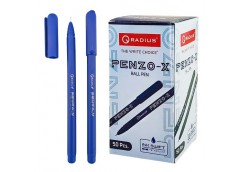 ручка Radius Penzo-X кульк. масл. синя 0,5мм., довжина письма 1000м.  (50/500/20...