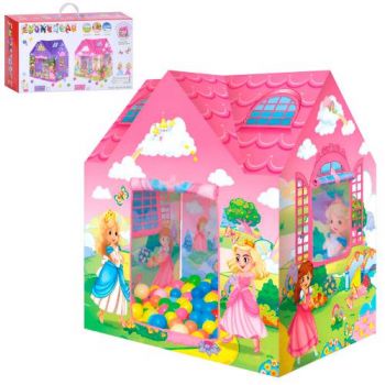 намет будиночок 94х70х104см. каркасний, вхід-накидка/липучка, вікно, в сумці 50х29х14см. MR 1300 (6)