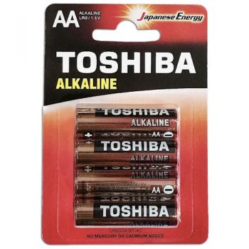 батарейка Toshiba LR 6 Economy Alkaline 1x4 бліст.  (4/48/192)