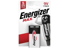 батарейка Energizer Max 6LR61 9V крона на бліст.  (1/12)