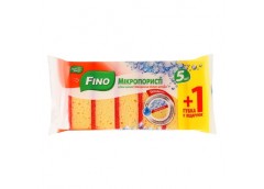 губка кухонна Fino мікропориста, набір 5+1шт.  (15)