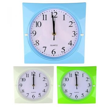 годинник настінний квадратний 22х22см.  664