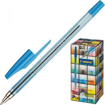 ручка Beifa AA927 кульк. синя  (50/1000/4000)