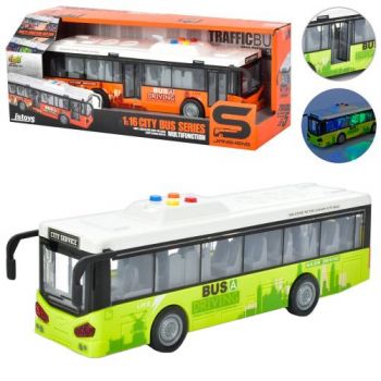 автобус 28см., звук, світло, на батар. в кор. 33х15,5х9см.  JS120-120A  (18)